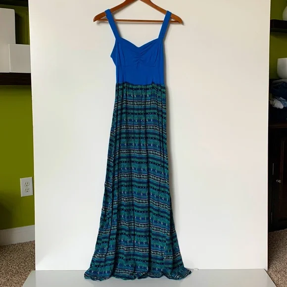 mudd maxi dress MUDD women's floral design maxi dress size L